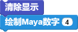清除显示并测试显示数字0-4