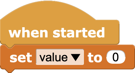 Initialize value to zero